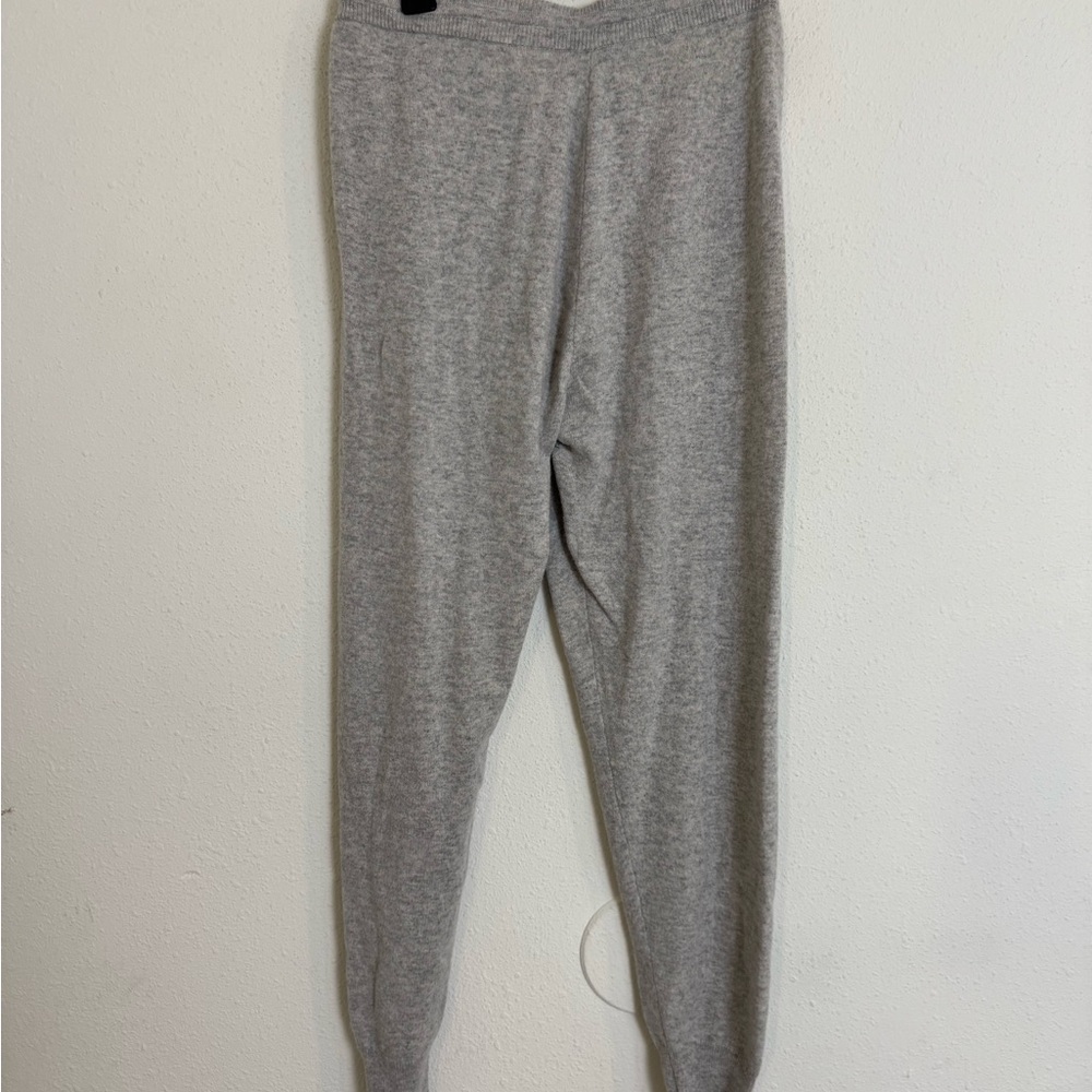 Theory Gray Knit cashmere arleena Drawstring Jogger Pants - Picture 4 of 5